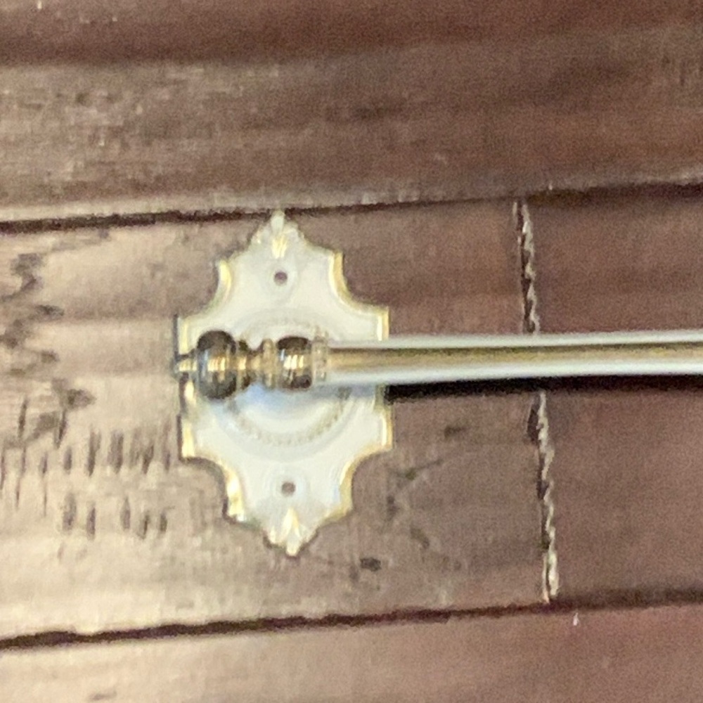Elegant Gold and Silver Curtain Rod